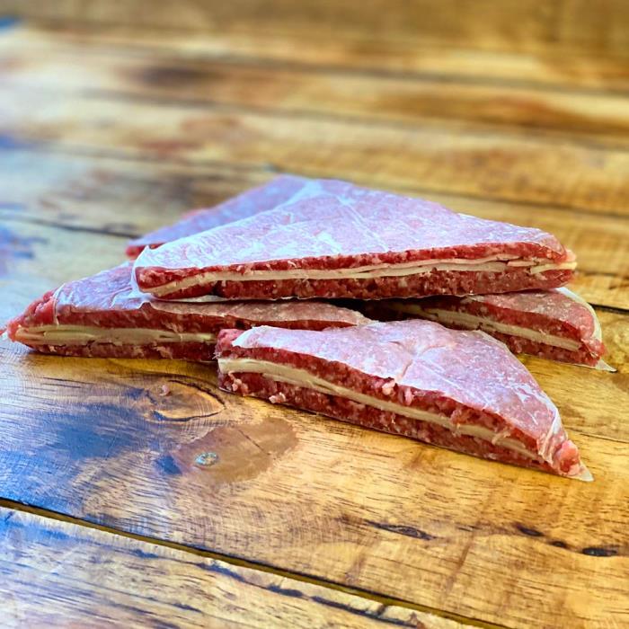 Tramezzini di Bovino Adulto "Scottona" | Prosciutto cotto e formaggio | 550 gr